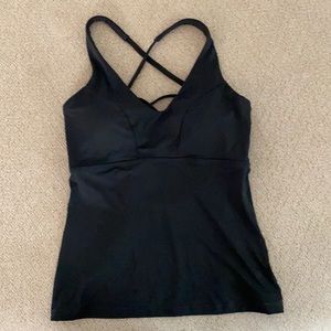 Athleta A-C Triangle Tankini Swim Top